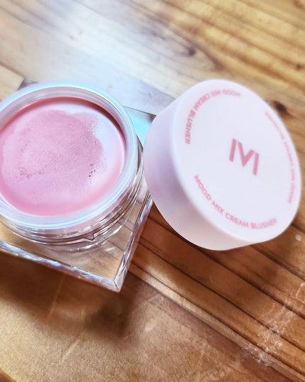 ムードミックスクリームブラッシャー/MAD PEACH/ジェル・クリームチークを使ったクチコミ(2枚目)