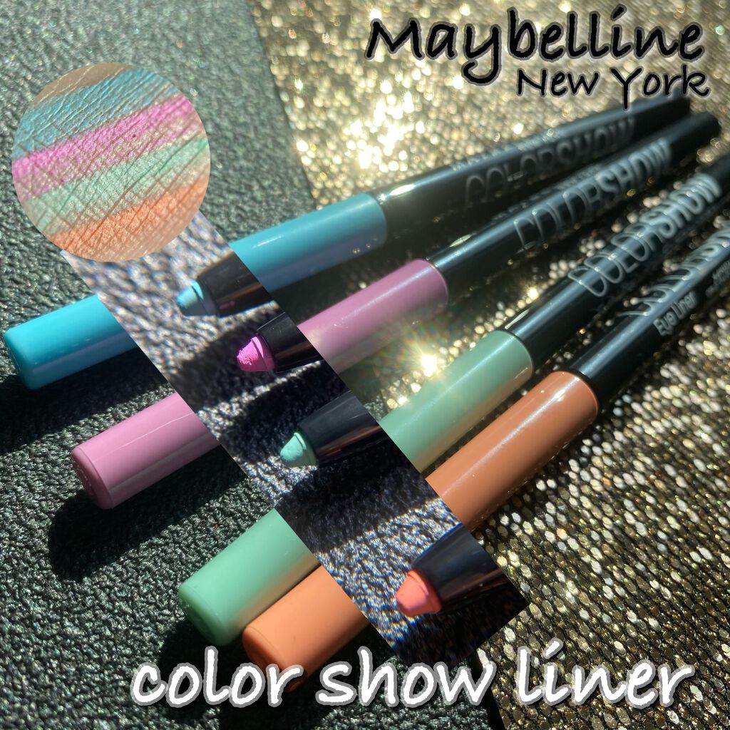 カラー ショー ライナー BU-2 トロピカルスカイブルー/MAYBELLINE NEW YORK/ペンシルアイライナーを使ったクチコミ（1枚目）