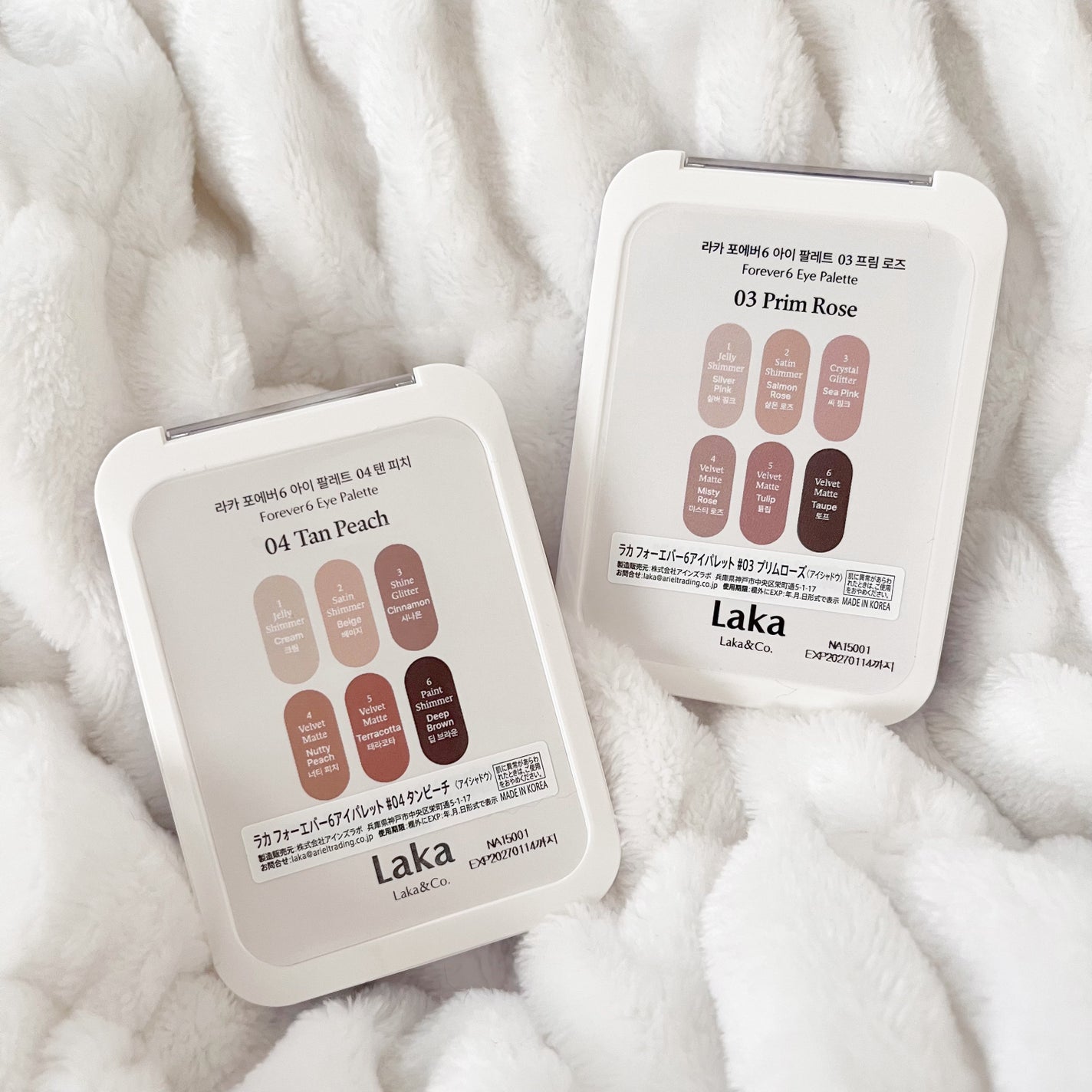 フォーエバー6アイパレット/Laka/アイシャドウパレットを使ったクチコミ(4枚目)