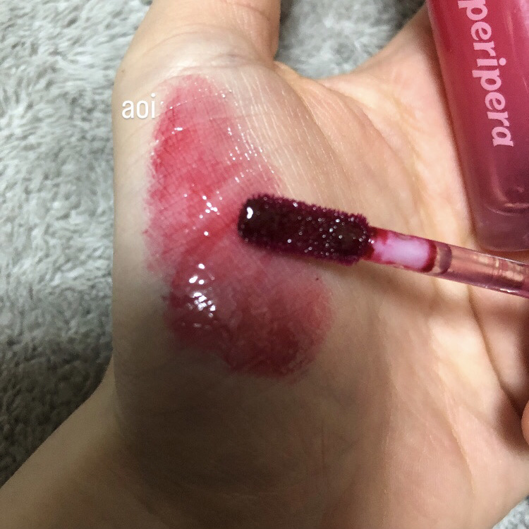 ペリペラ インク ムード グロイ ティント/PERIPERA/リップティントを使ったクチコミ（2枚目）