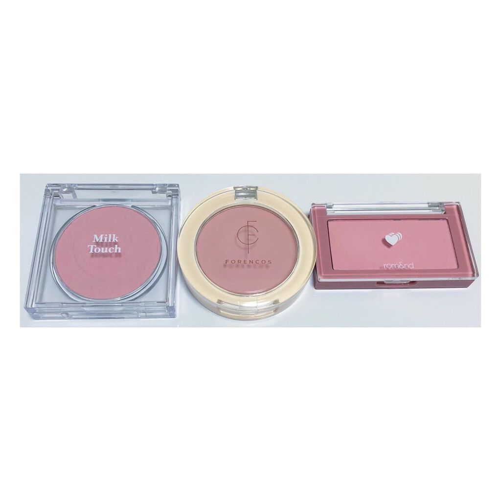 ベアブラッシャー パフ付き/フォレンコス/パウダーチークを使ったクチコミ（3枚目）