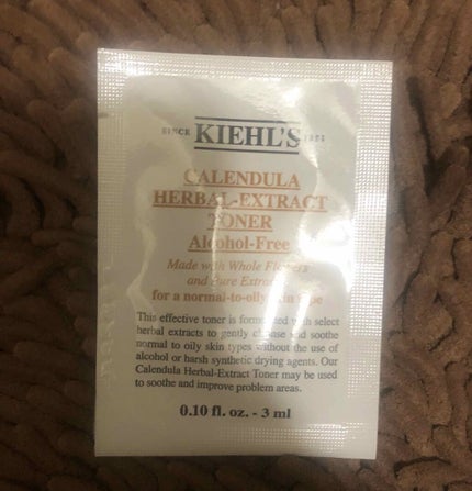 キールズ ハーバル トナー CL アルコールフリー/Kiehl's/化粧水を使ったクチコミ(1枚目)