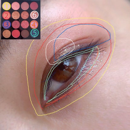 大英博物館 エジプトシリーズ アイシャドウパレット/ZEESEA/アイシャドウパレットを使ったクチコミ(3枚目)