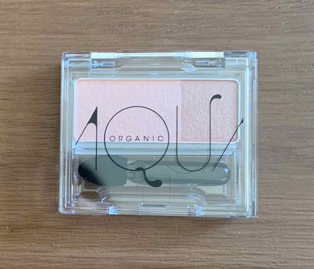 オーガニックデュオシャドー/アクア・アクア/アイシャドウパレットを使ったクチコミ（1枚目）