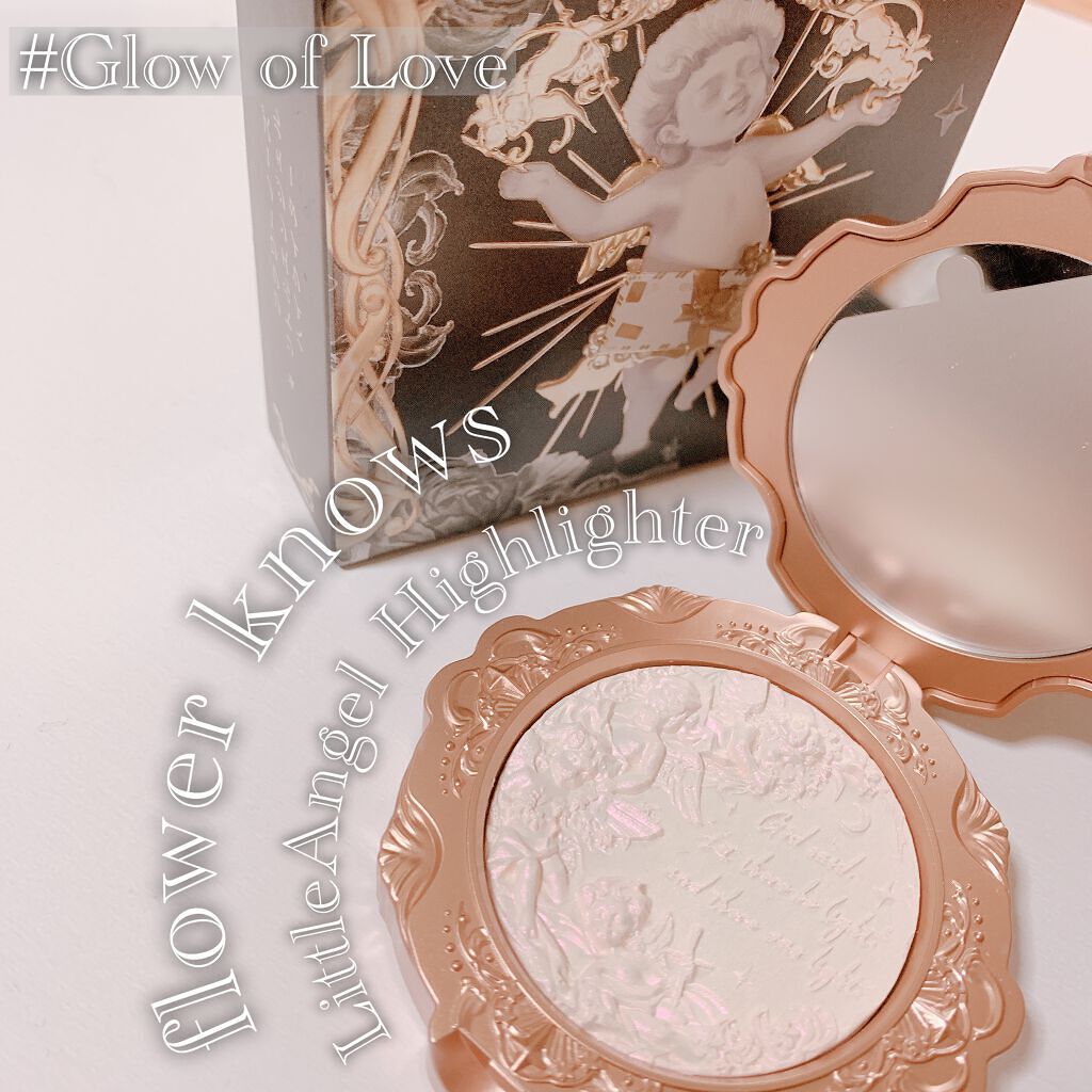 リトルエンジェル ハイライター グロウ オブ ラブ（愛の光）/FlowerKnows/パウダーハイライトを使ったクチコミ（1枚目）
