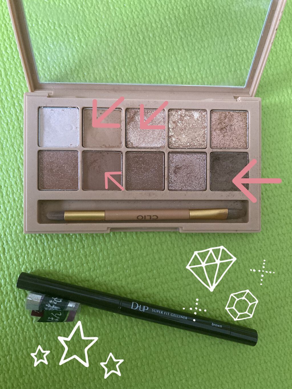 スーパーフィットジェルライナー/D-UP/ジェルアイライナーを使ったクチコミ（2枚目）