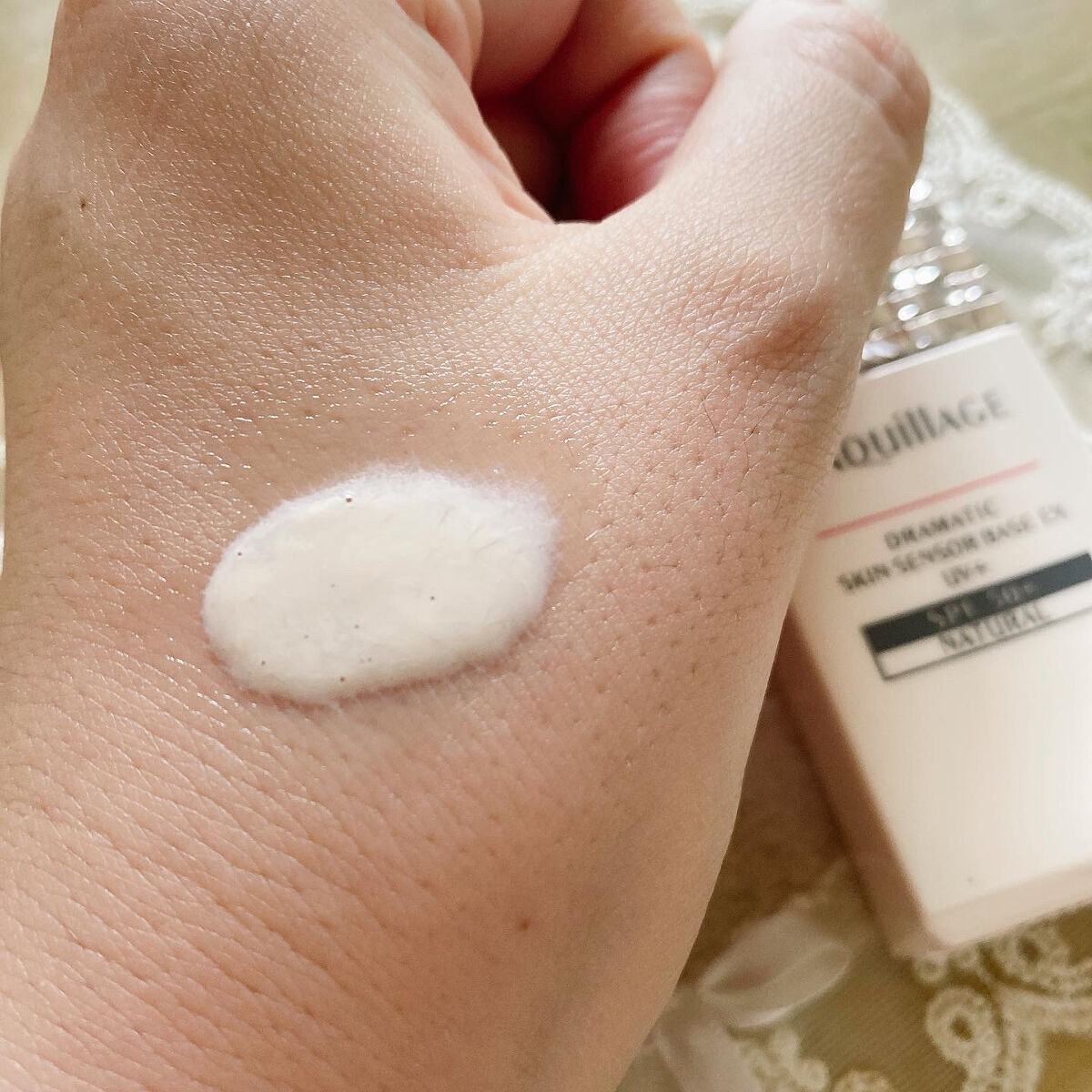 ドラマティックスキンセンサーベース EX UV+/マキアージュ/化粧下地を使ったクチコミ（3枚目）