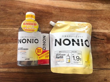 NONIOマウスウォッシュ ノンアルコール ライトハーブミント 600ml/NONIO/マウスウォッシュ・スプレーを使ったクチコミ（1枚目）