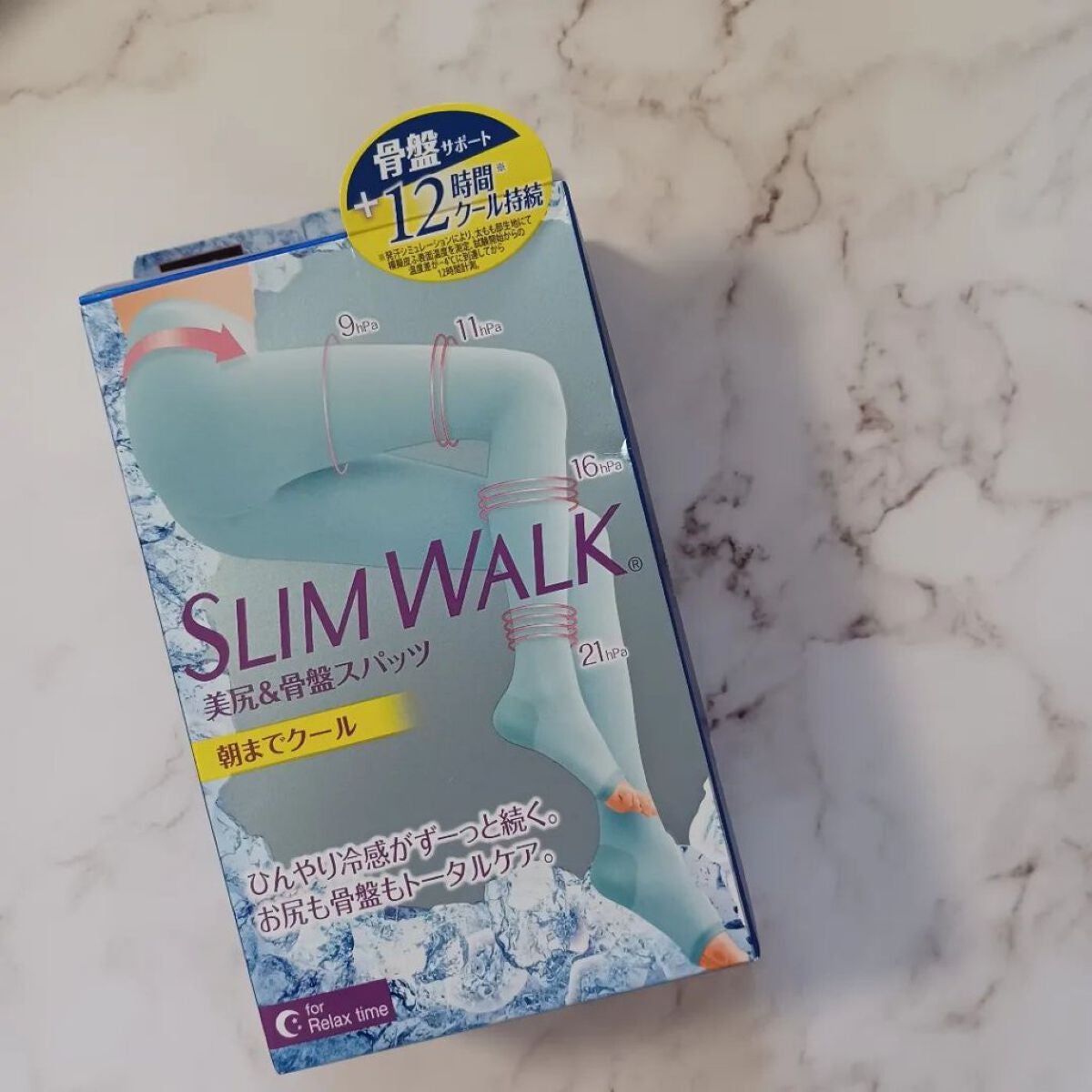 美脚美尻クールスパッツ/SLIMWALK/着圧ソックス・レギンスを使ったクチコミ(1枚目)