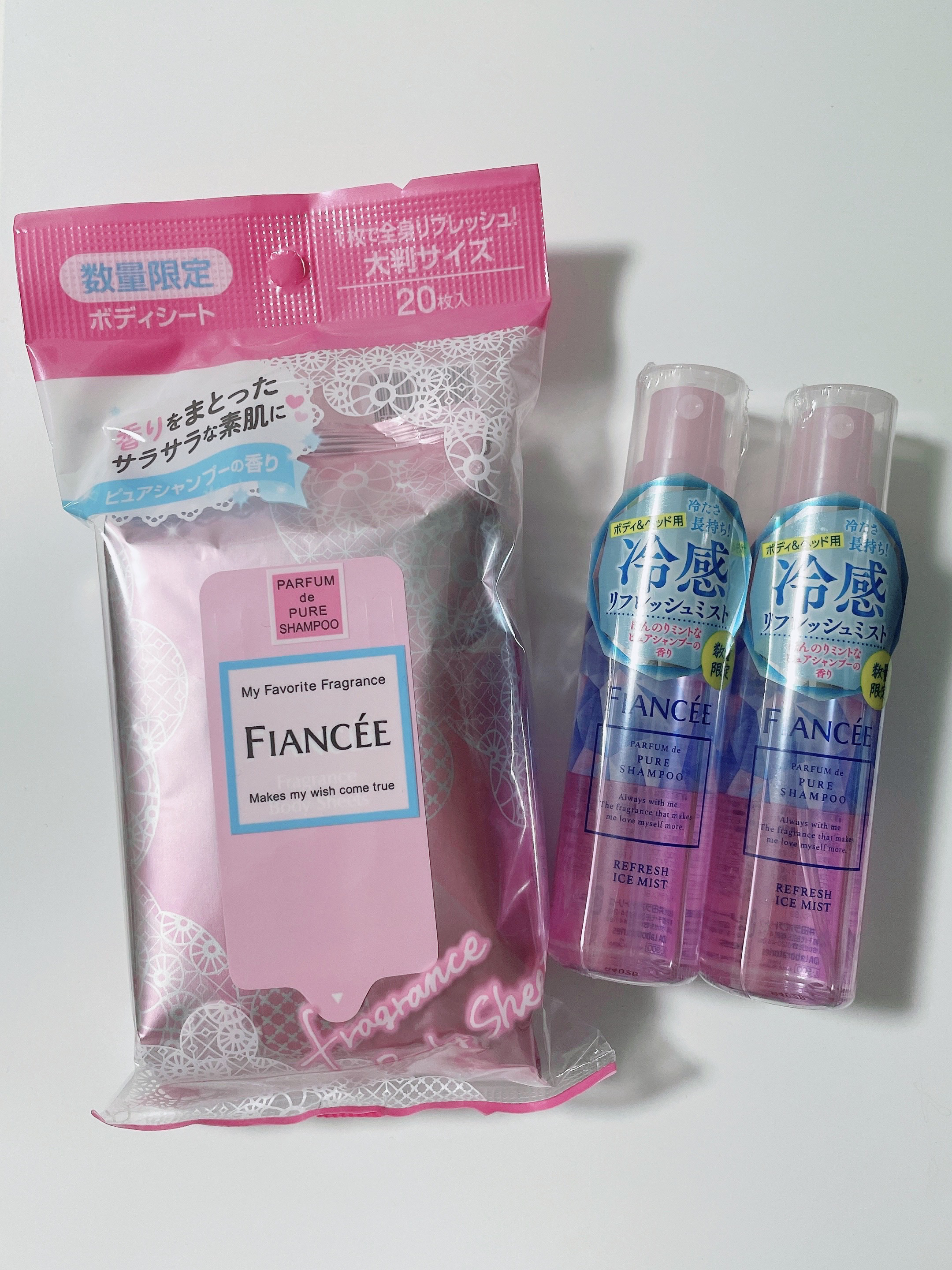 フレグランスボディシート ピュアシャンプーの香り/フィアンセ/ボディシートを使ったクチコミ（1枚目）