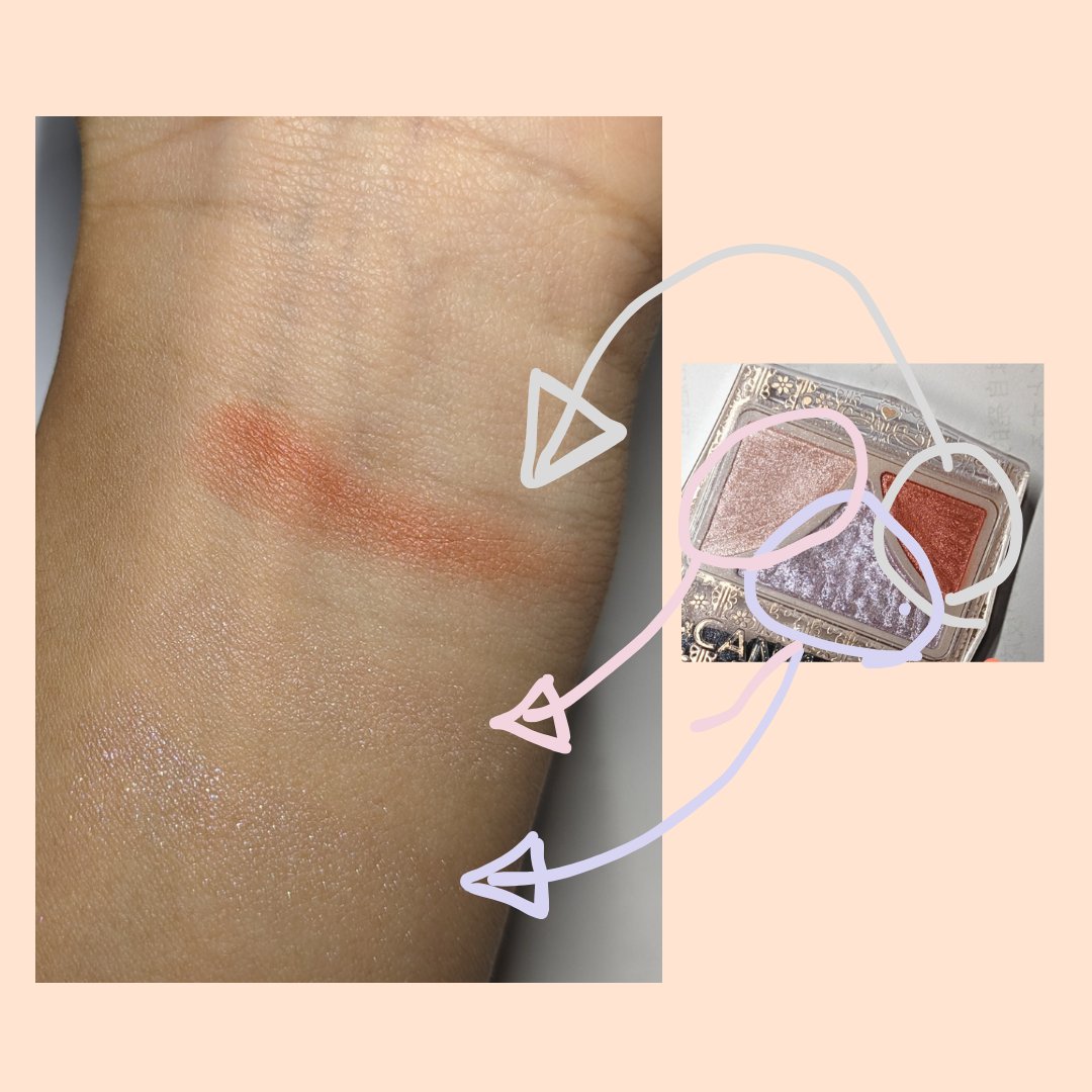 ジューシーピュアアイズ/キャンメイク/アイシャドウパレットを使ったクチコミ（2枚目）