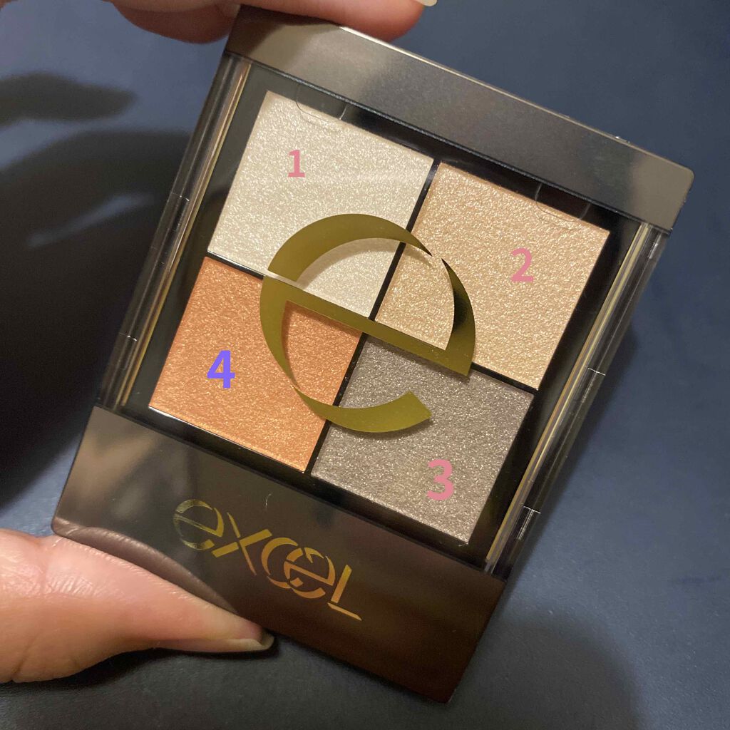 リアルクローズシャドウ/excel/アイシャドウパレットを使ったクチコミ(1枚目)