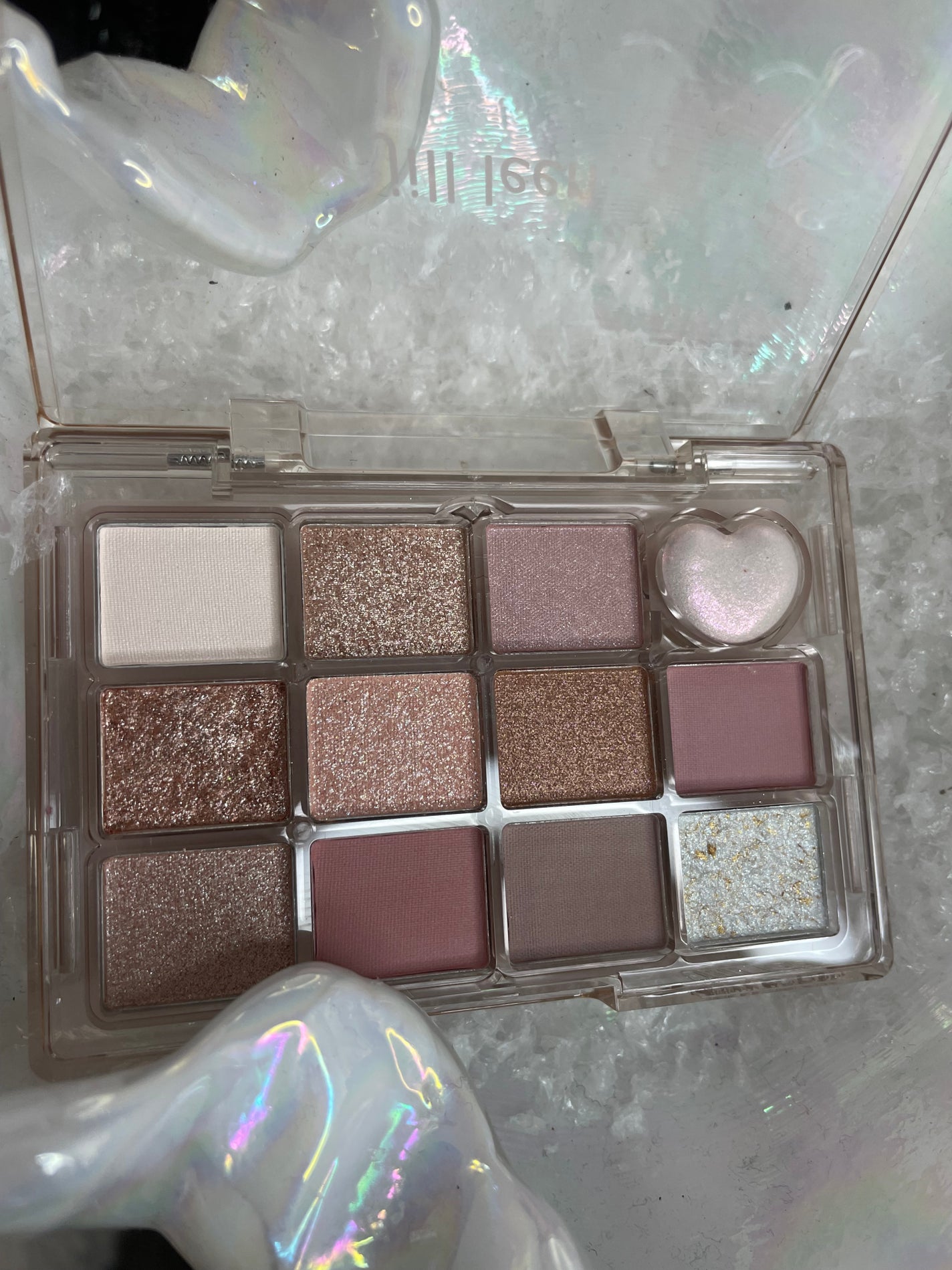 シャイニング12色ミニアイシャドウパレット/jill leen./アイシャドウパレットを使ったクチコミ(2枚目)