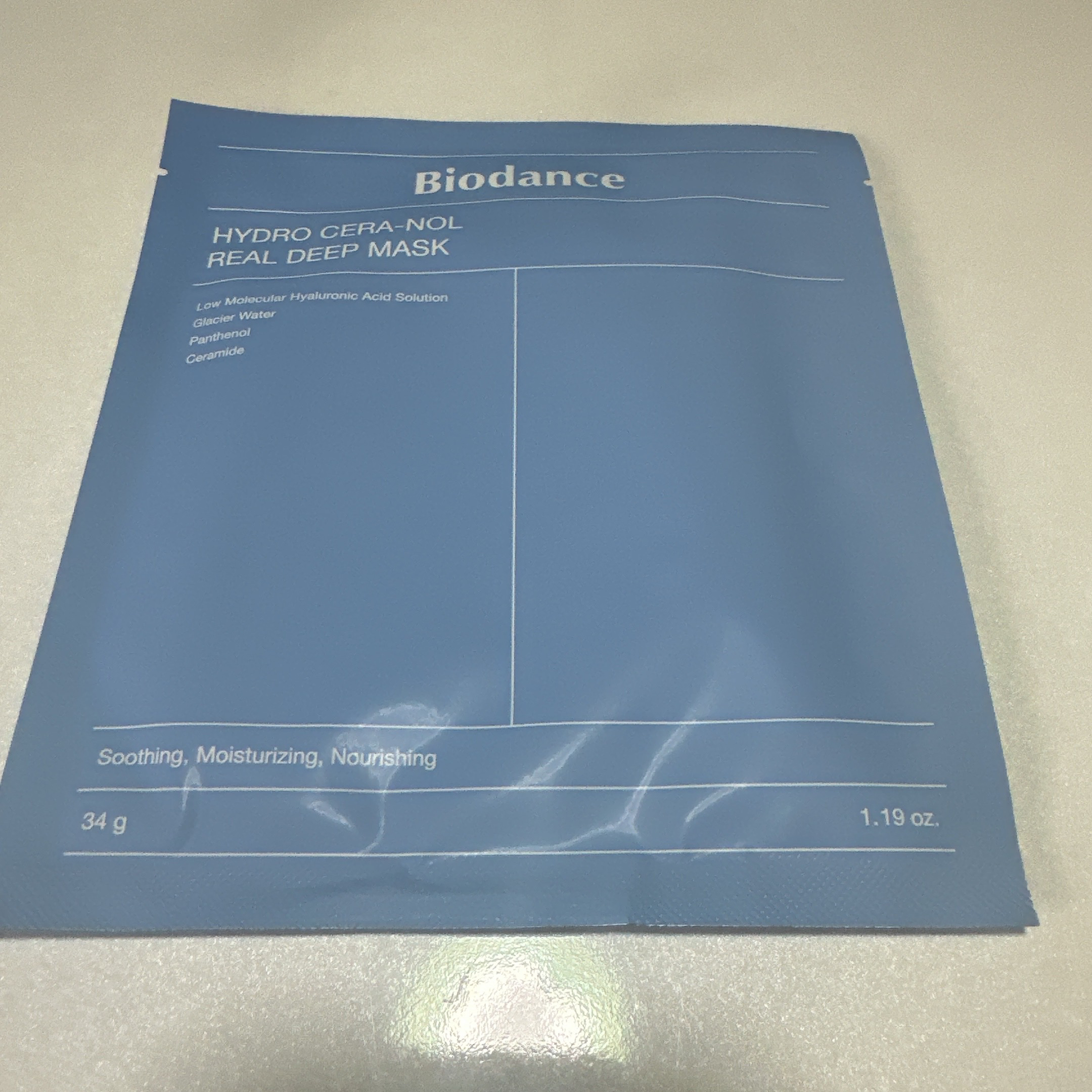 Biodance ハイドロセラノールリアルディープマスクのクチコミ「Biodance ハイドロセラノールリアルディープマスク  #提供  #PR


Biodan.....」（2枚目）