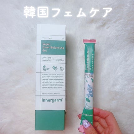 ビーガン インナーバランシングジェル/インナーガム/その他生理用品を使ったクチコミ(1枚目)