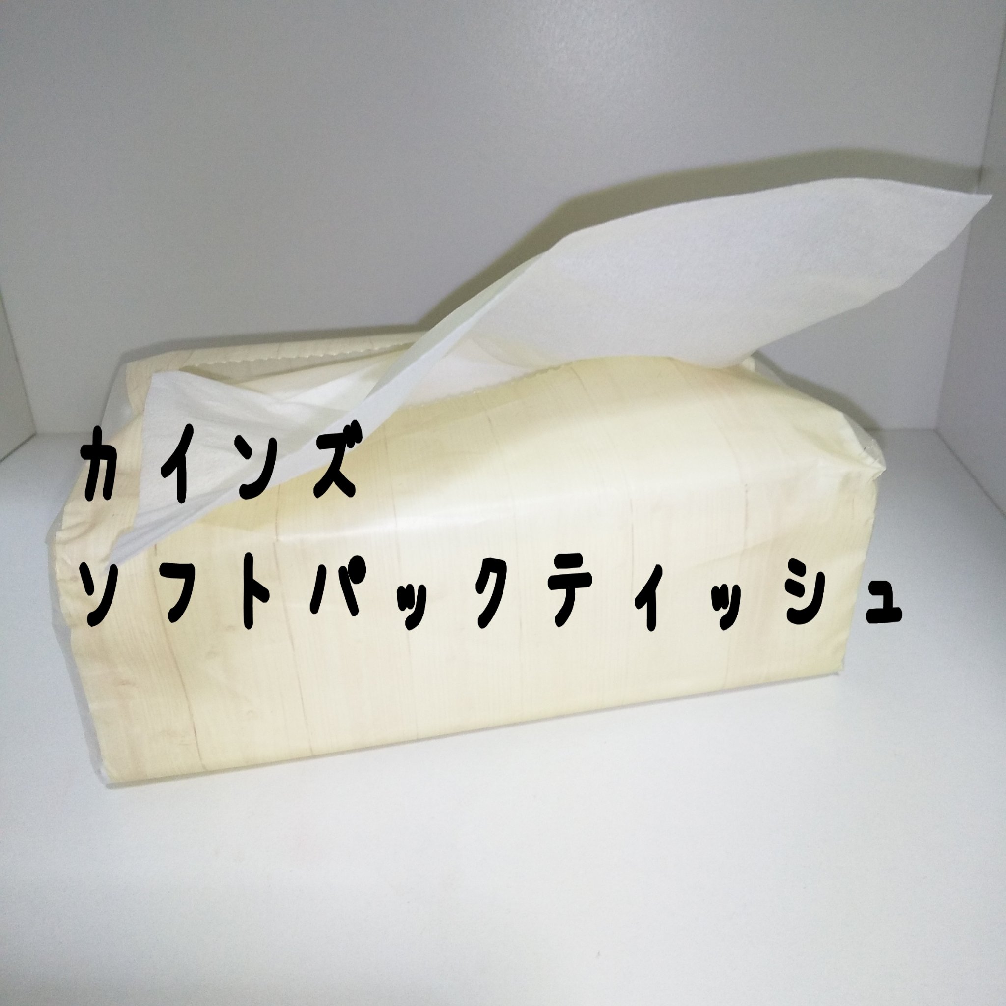 ソフトパックティッシュ/カインズ/ティッシュを使ったクチコミ（1枚目）