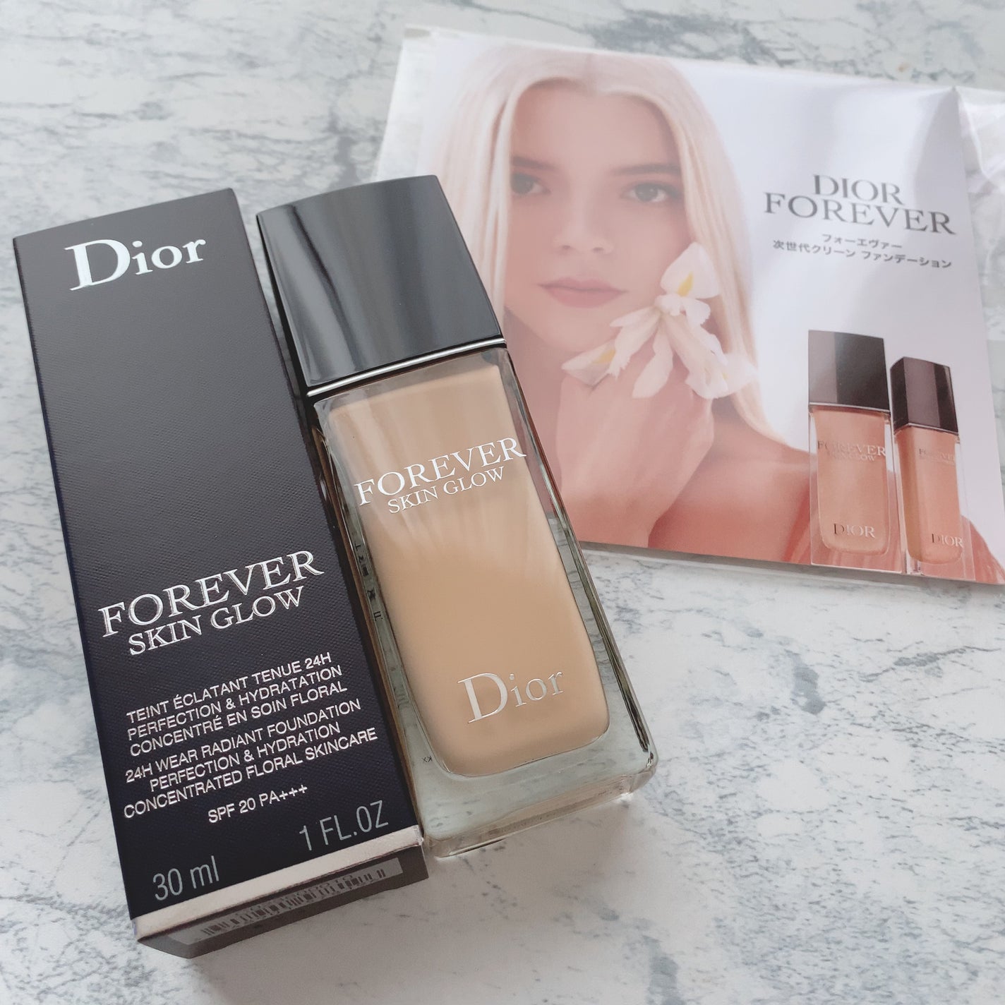 ディオールスキン フォーエヴァー フルイド グロウ/Dior/リキッドファンデーションを使ったクチコミ(1枚目)