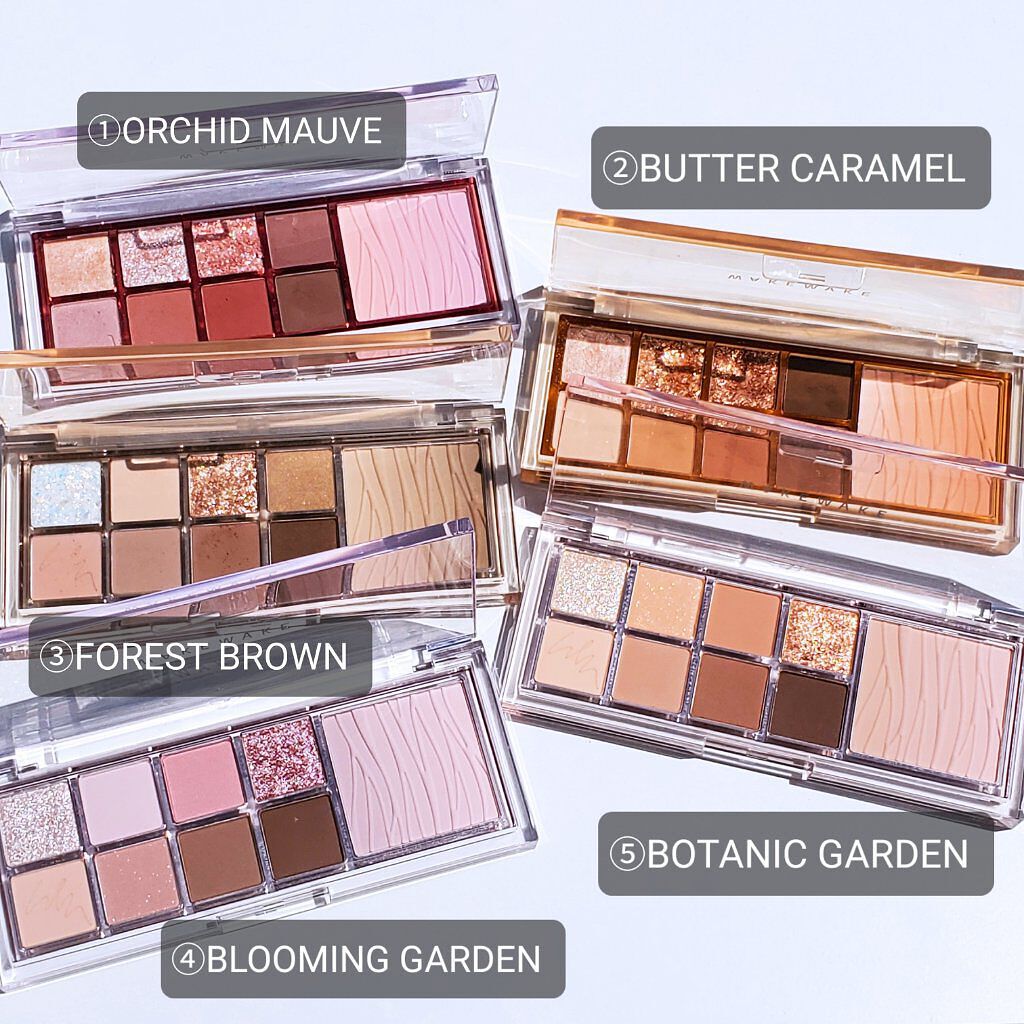 ミックスブラーリングアイパレット/wakemake/マルチパレットを使ったクチコミ（1枚目）