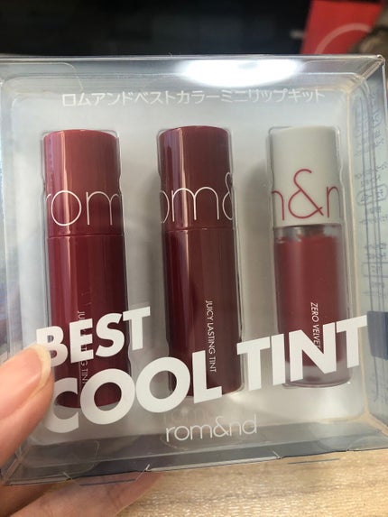 ジューシーラスティングティント/rom&nd/リップティントを使ったクチコミ(1枚目)