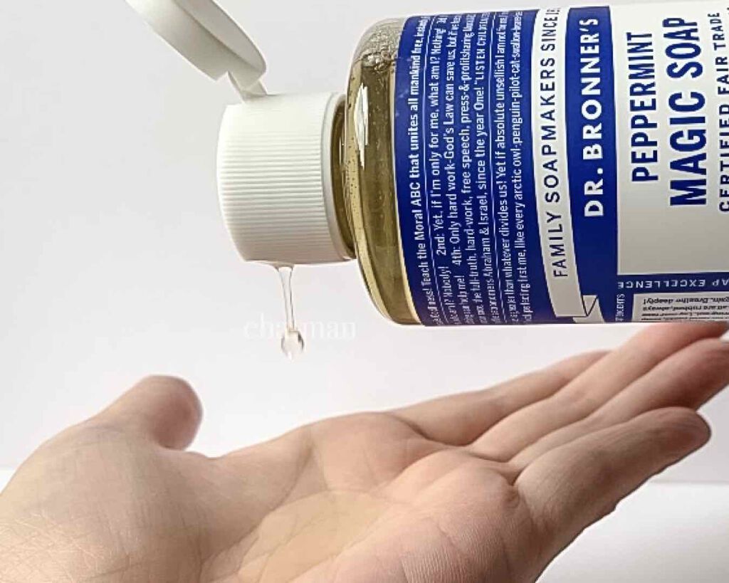 マジックソープ ペパーミント/ドクターブロナー/ボディソープを使ったクチコミ（2枚目）