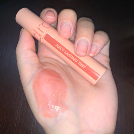 ジューシーラスティングティント/rom&nd/リップティントを使ったクチコミ(2枚目)