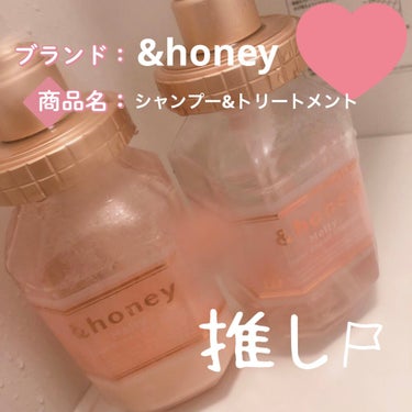 &honey Melty モイストリペア シャンプー1.0／モイストリペア ヘアトリートメント2.0/&honey/シャンプー・コンディショナーを使ったクチコミ（1枚目）