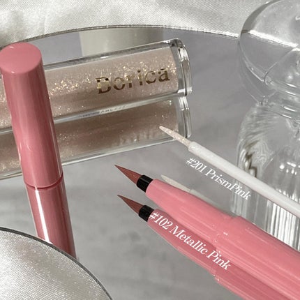 美容液ラメライナー/Borica/リキッドアイライナーを使ったクチコミ(5枚目)