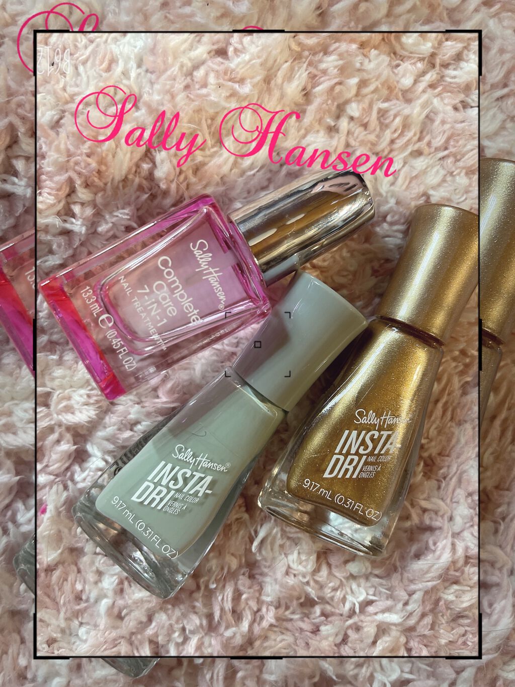 インスタドライ ネイルカラー 153 ゴーフォーゴールド/サリーハンセン/オールインワンネイルを使ったクチコミ（1枚目）