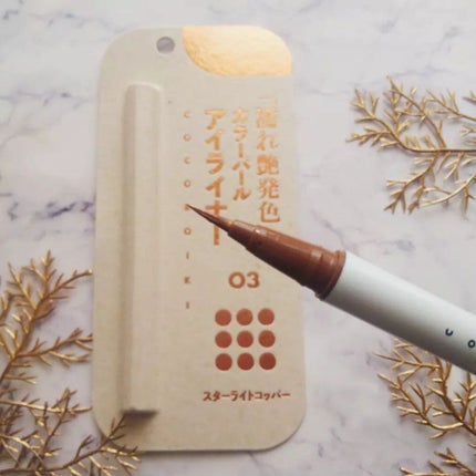 アイデザインライナー/COCOROIKI/リキッドアイライナーを使ったクチコミ(2枚目)