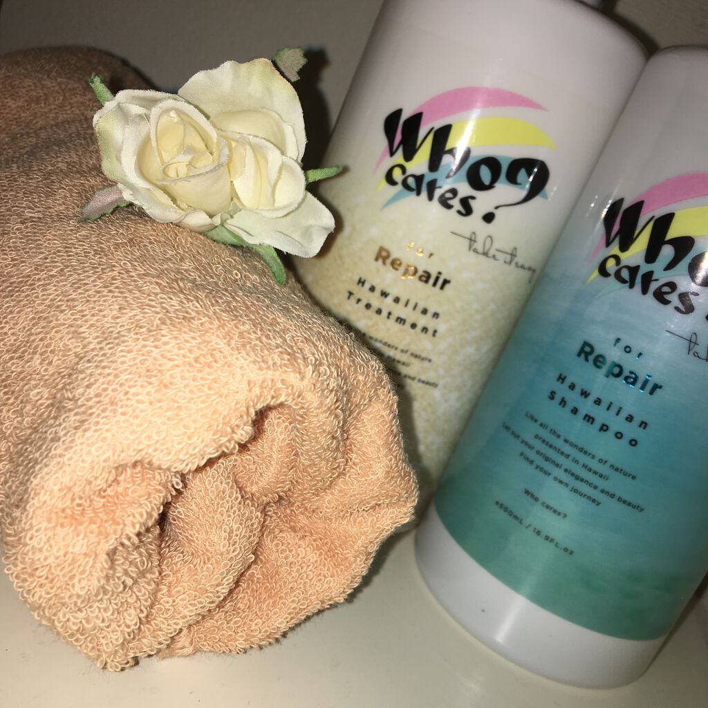 ハワイアンシャンプー＆トリートメント ＜リペア＞/who cares?/市販シャンプーを使ったクチコミ（1枚目）