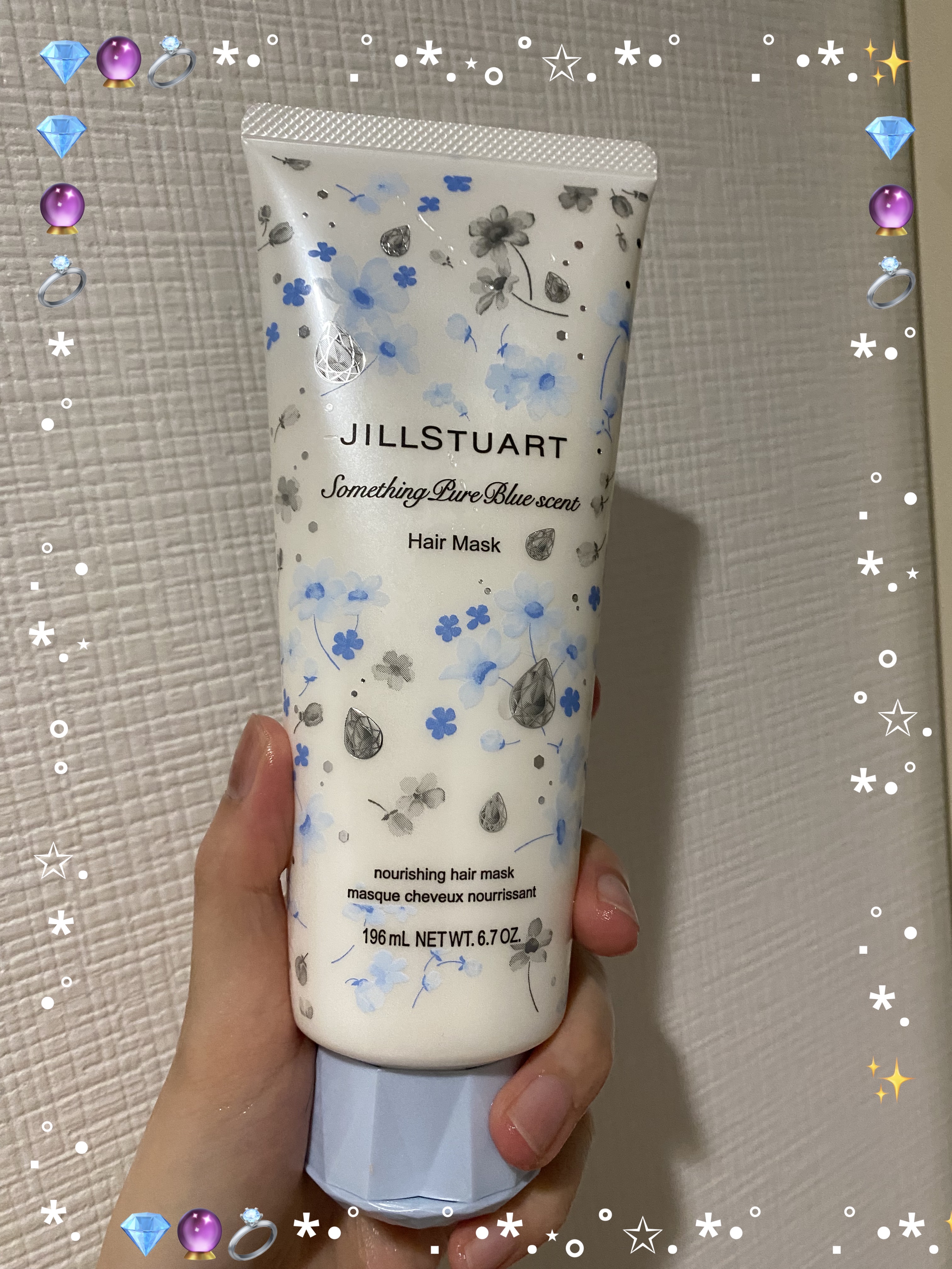サムシングピュアブルー セント ヘアマスク /JILL STUART/ヘアマスク・ヘアパックを使ったクチコミ（1枚目）