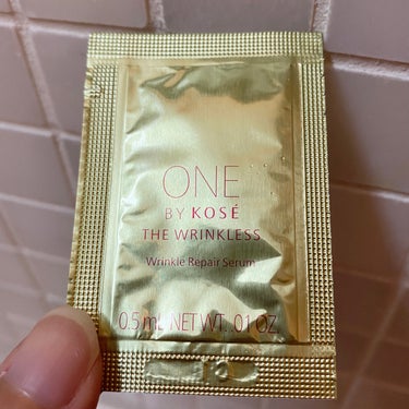 ONE BY KOSE ザ リンクレス Sのクチコミ「試供品で頂いた美容液！

【使った商品】
ONE BY KOSE　ザ リンクレス S

【商品.....」（1枚目）