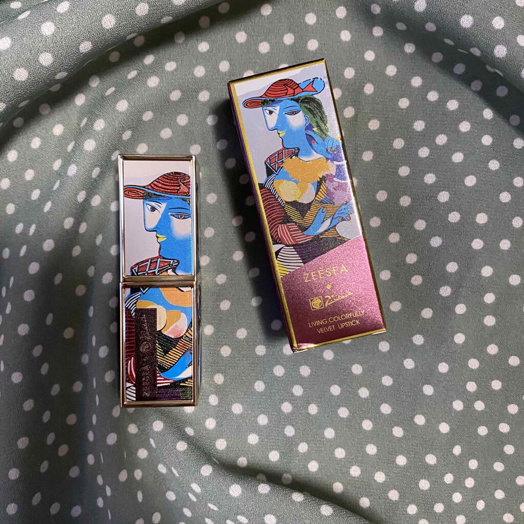 ピカソベルベットマットリップスティック/ZEESEA/口紅を使ったクチコミ（1枚目）