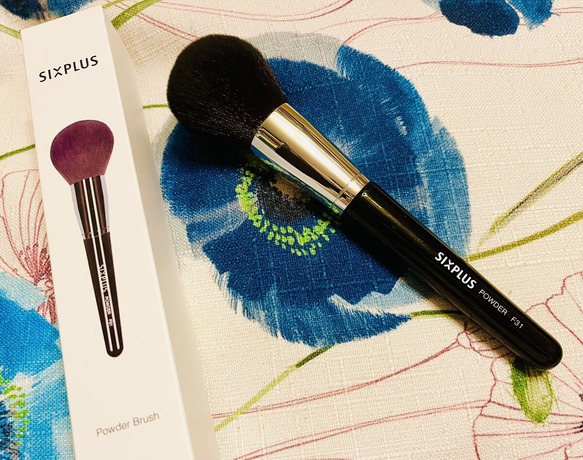SIXPLUS 大きなサイズのパウダーブラシ（ブラック）F31/SIXPLUS/メイクブラシを使ったクチコミ（1枚目）