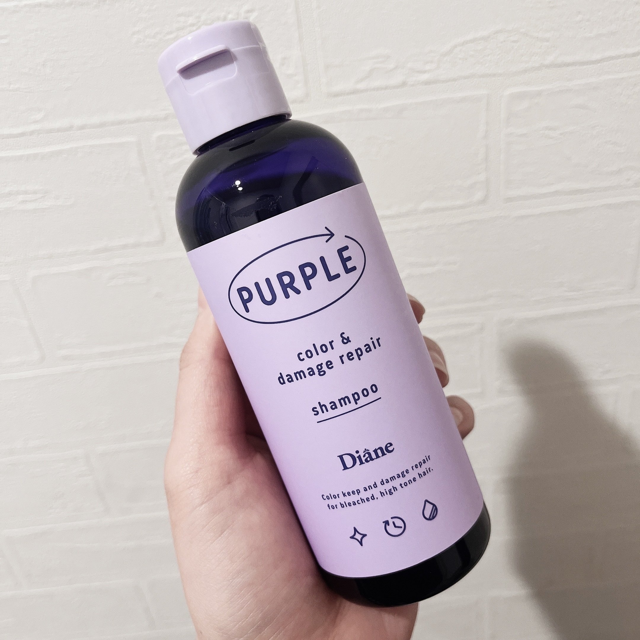 カラーシャンプー＆トリートメント シャンプー パープル/ダイアン/市販シャンプーを使ったクチコミ（1枚目）