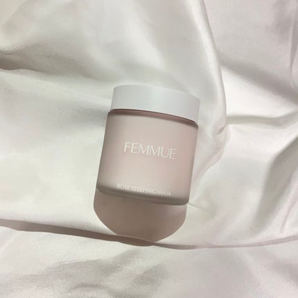ローズウォーター スリーピングマスク/FEMMUE/フェイスクリームを使ったクチコミ(1枚目)