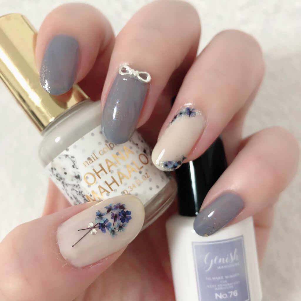 ネイルポリッシュ Planet Nailを使った口コミ ブルーの押し花ネイル青は ジーニッシュマニ By Rabbit 乾燥肌 Lips ネイルポリッシュ Planet Nailを使った口コミ ブルーの押し花ネイル青は ジーニッシュマニ By Rabbit 乾燥肌 Lips