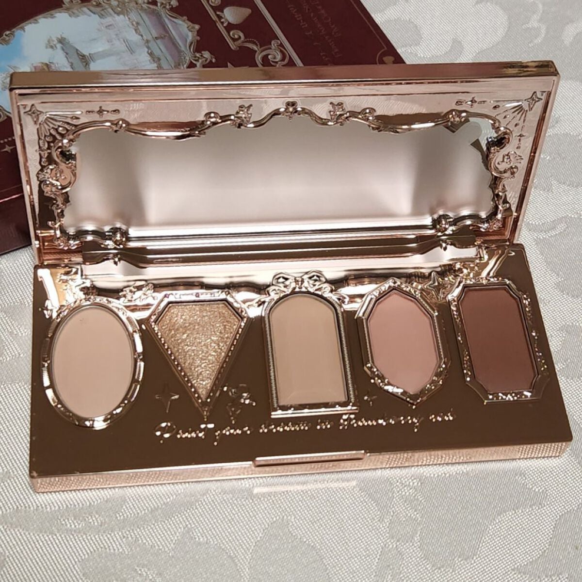 ストロベリーロココ アイシャドウパレット/FlowerKnows/アイシャドウパレットを使ったクチコミ(3枚目)