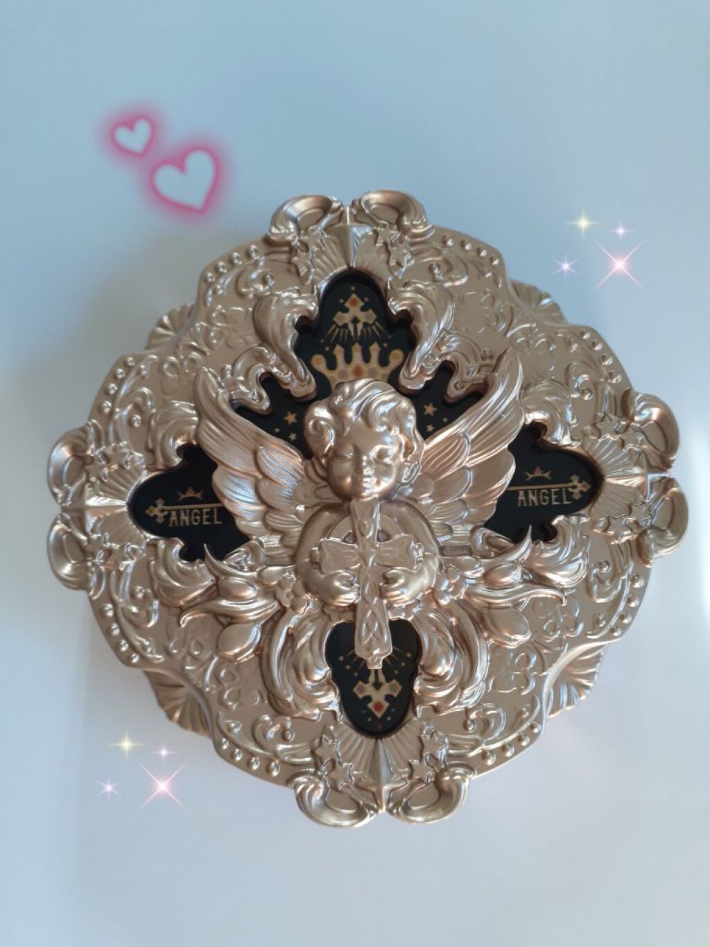 リトルエンジェル ハイライター グロウ オブ ラブ（愛の光）/FlowerKnows/パウダーハイライトを使ったクチコミ（2枚目）