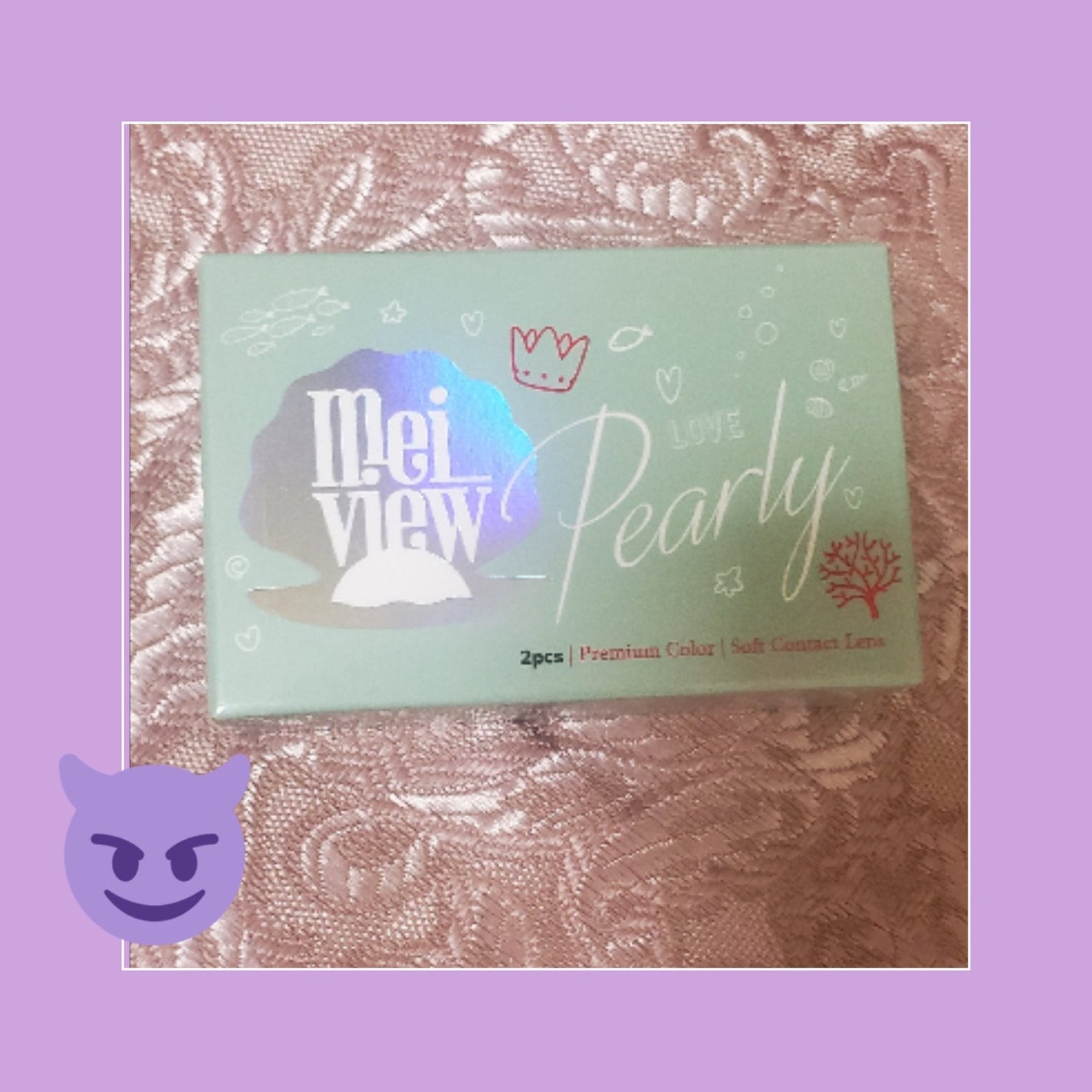 meiview Pearly 1month/Meiview/1ヶ月(1MONTH)カラコンを使ったクチコミ(1枚目)