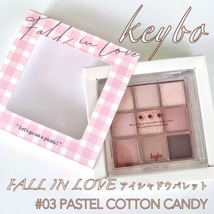 KEYBO FALL IN LOVE SHADOW PALETTE/keybo/アイシャドウパレットを使ったクチコミ(1枚目)
