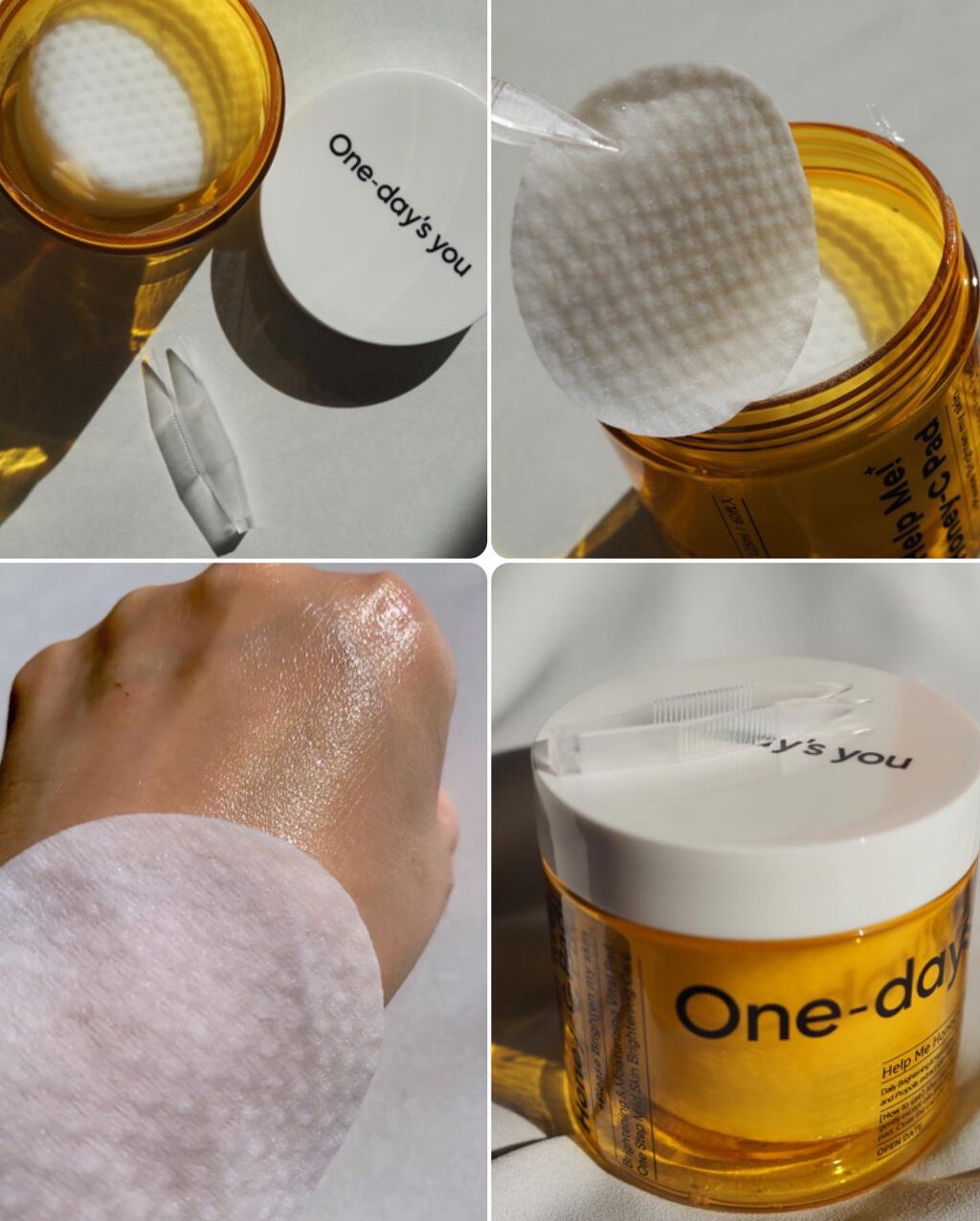 ヘルプミー! ハニーCパッド/One-day's you/トナーパッドを使ったクチコミ（2枚目）