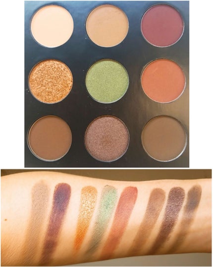 Fall Harvest Eyeshadow Palette/MAKEUP GEEK/アイシャドウパレットを使ったクチコミ(3枚目)