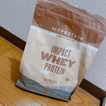 Impact ホエイ プロテイン Hojicha Latte/MYPROTEIN/ドリンクを使ったクチコミ（1枚目）