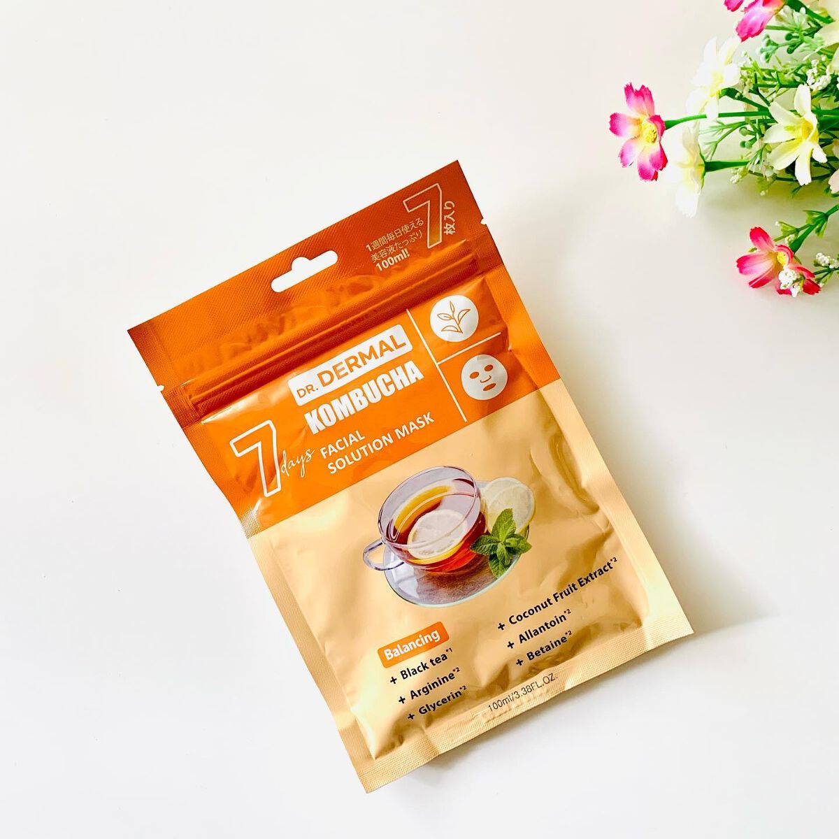7days フェイシャルソリューションマスク コンブチャ/Dr.DERMAL/シートマスク・パックを使ったクチコミ（1枚目）