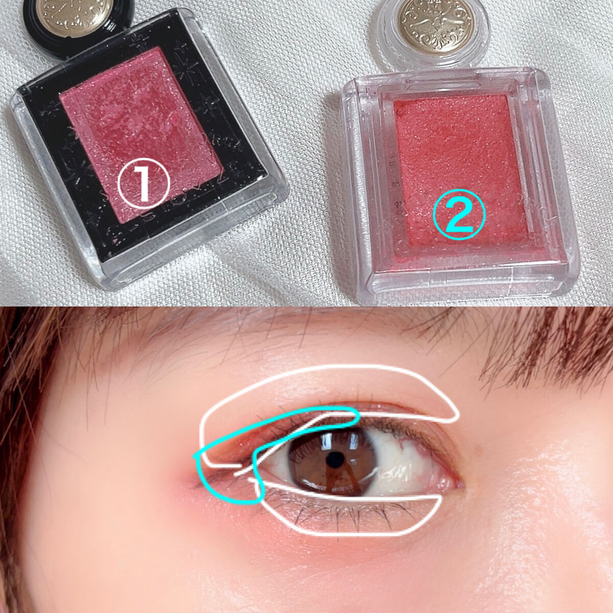 シャドーカスタマイズ/MAJOLICA MAJORCA/単色アイシャドウを使ったクチコミ（3枚目）