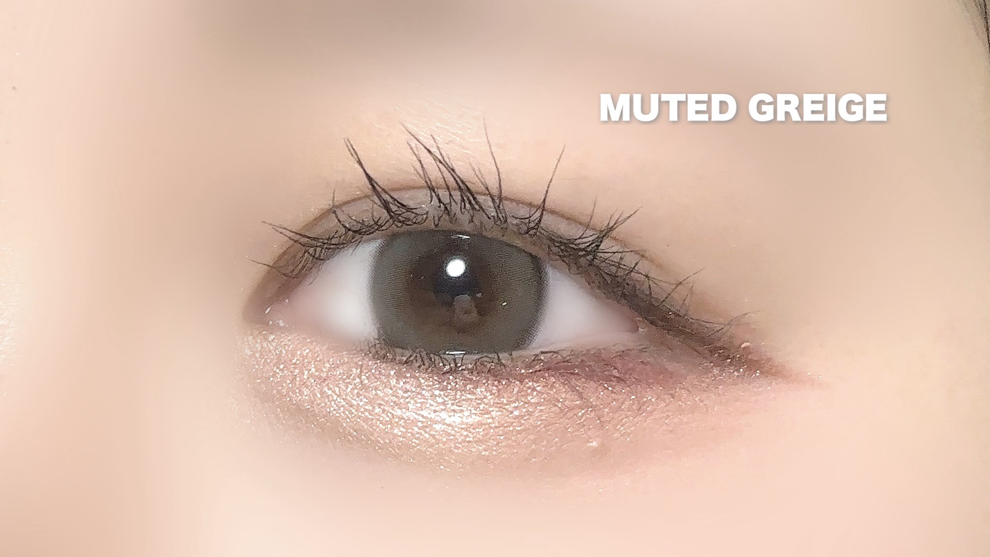 Chu's me monthly ミューテッドグレージュ/Chu's me/１ヶ月（１MONTH）カラコンを使ったクチコミ（2枚目）