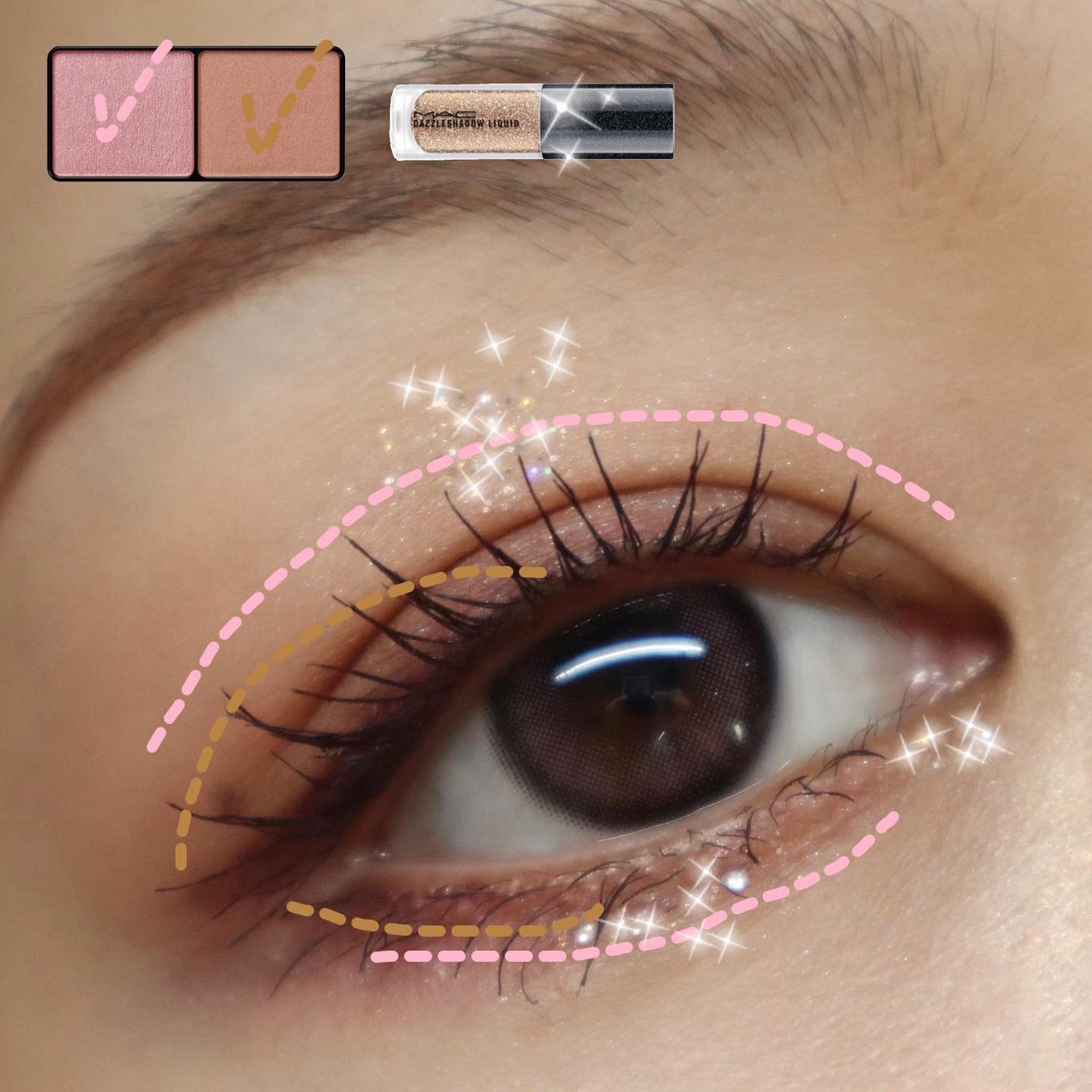 ダズルシャドウ リキッド/M・A・C/リキッドアイシャドウを使ったクチコミ(5枚目)