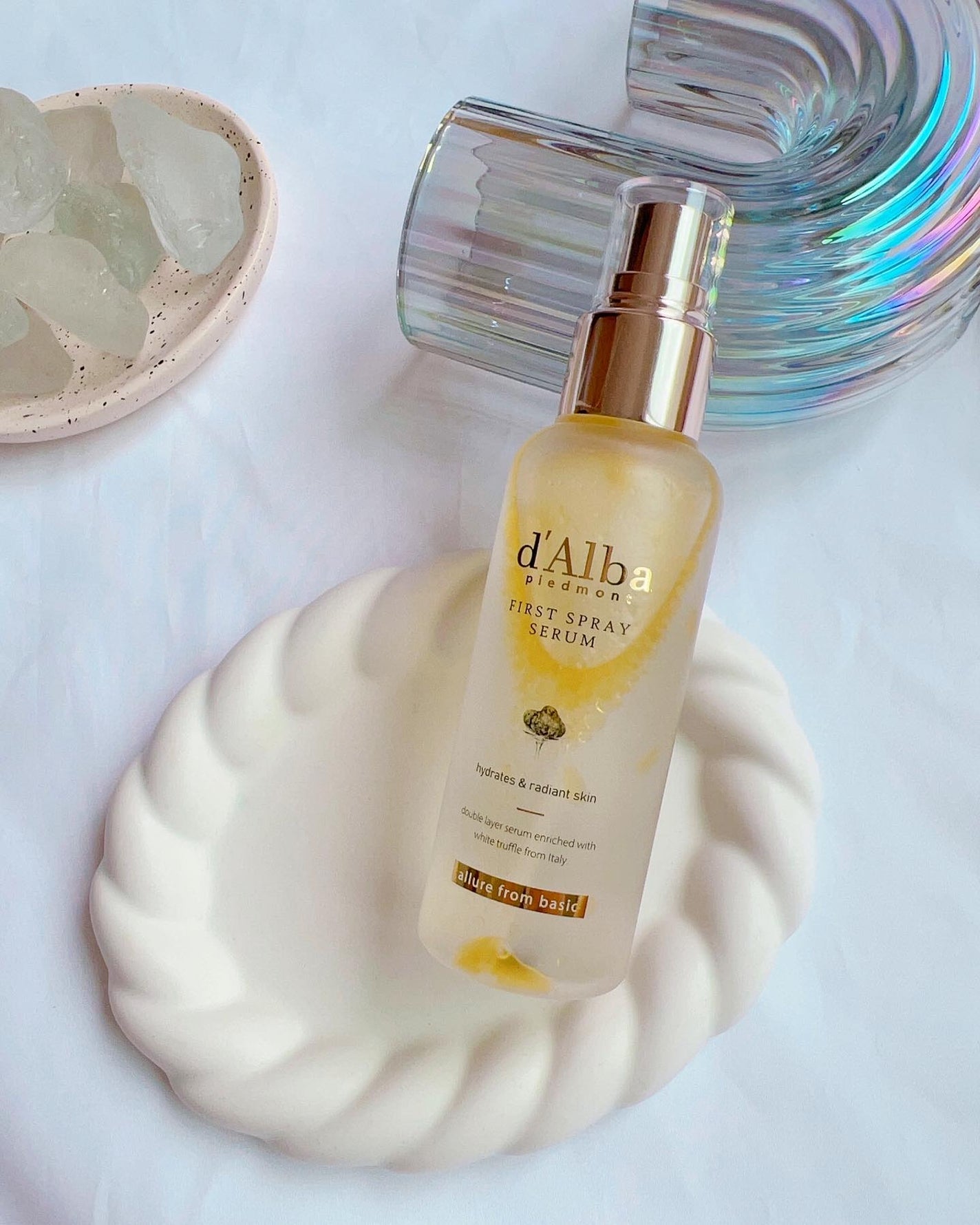 ダルバ ホワイトトリュフファーストスプレーセラム/ダルバ/ミスト状化粧水を使ったクチコミ(6枚目)