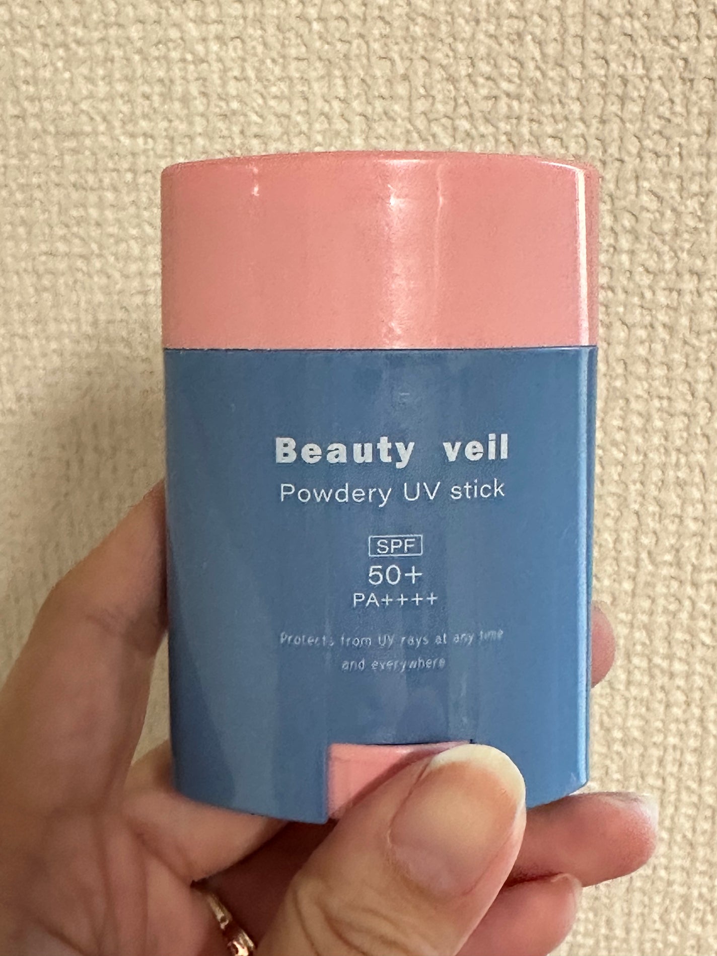 パウダリーUVスティック/Beauty veil/日焼け止めスティックを使ったクチコミ(1枚目)